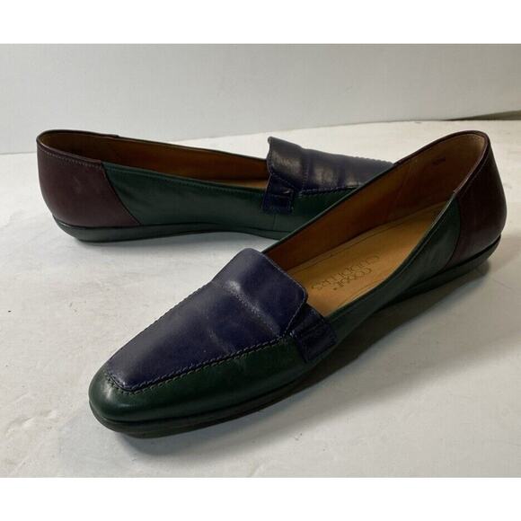 Cobbie Cuddlers Women Size 10 N Leather Slip On Comfort Shoes Muti Colors - Picture 1 of 5
